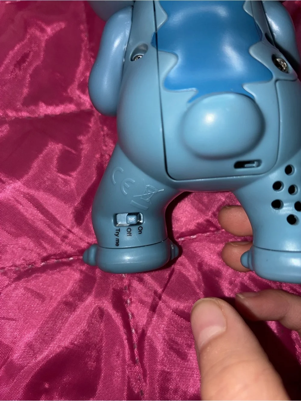 Disney Blue Stitch Collectible Figure - Teal Belly